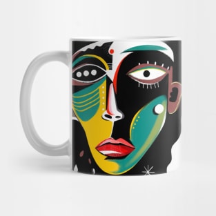 Abstract faces Mug